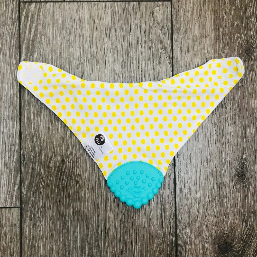 CHEWBEADS DROOL BIB W/ TEETHER